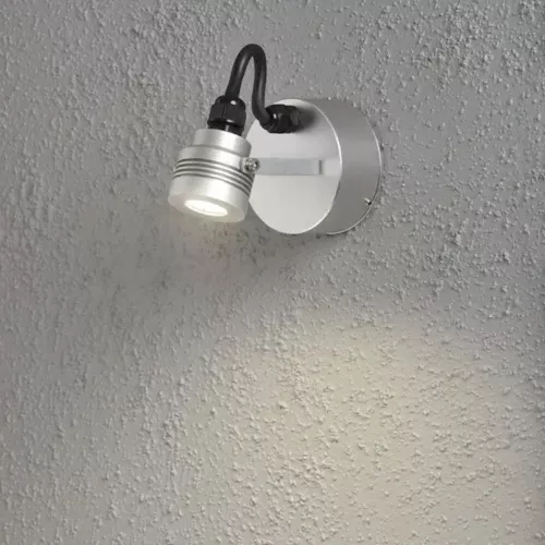 Monza Væglampe LED 1x1W 230-240V IP54 Anodiseret Konstsmide