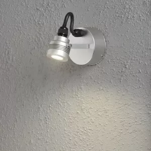 Monza Væglampe LED 1x1W 230-240V IP54 Anodiseret Konstsmide