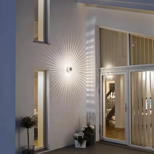 Monza Væglampe LED 5W 230-240V IP54 Anodiseret Konstsmide