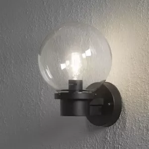 Nemi Wall Light E27 230-240V IP44 Black Konstsmide