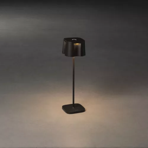 Nice Bordlampe USB 3,7V IP54 Sort Konstsmide