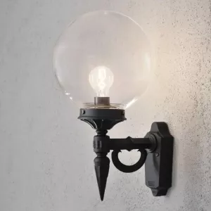 Orion Wall Light E27 230-240V IP23 Black Konstsmide