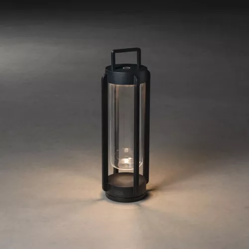 Otranto Lanterna USB 44cm 3,7V IP54 Sort Konstsmide