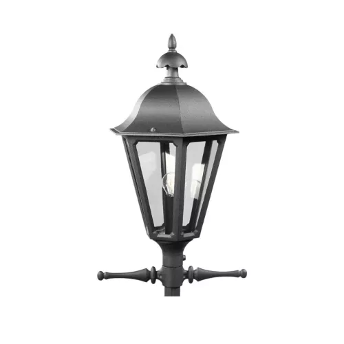 Pallas Post Lamp Exclusive Post E27 230-240V IP23 Black Konstsmide