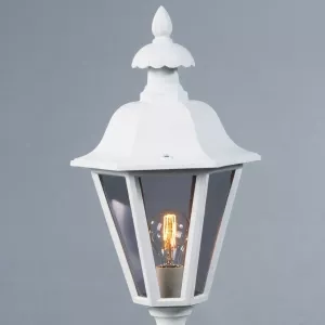 Pallas Havelampe Uden Stolpe E27 230-240V IP23 Hvid Konstsmide