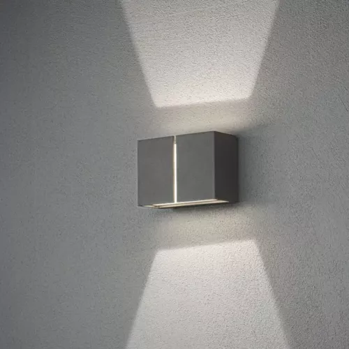 Pavia Væglampe LED 4x3W 230-240V IP54 Mørkegrå Konstsmide