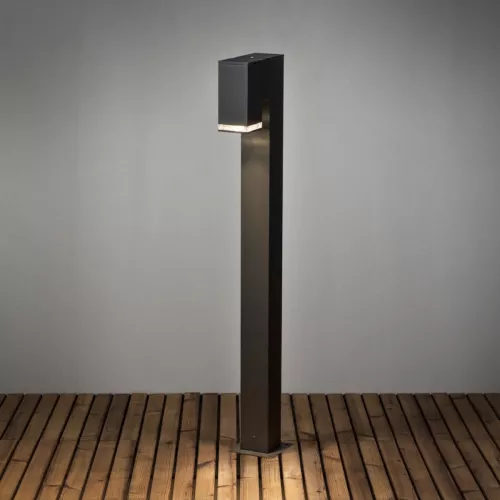 Pollux Bollard GU10 230-240V IP44 Black Konstsmide