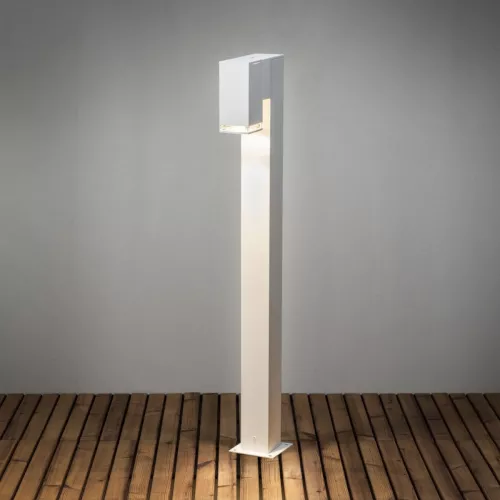 Pollux Bollard GU10 230-240V IP44 White Konstsmide