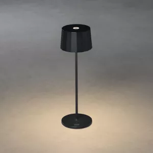 Positano Bordlampe USB 3,7V IP54 Sort Konstsmide