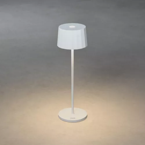 Positano Bordlampe USB 3,7V IP54 Hvid Konstsmide