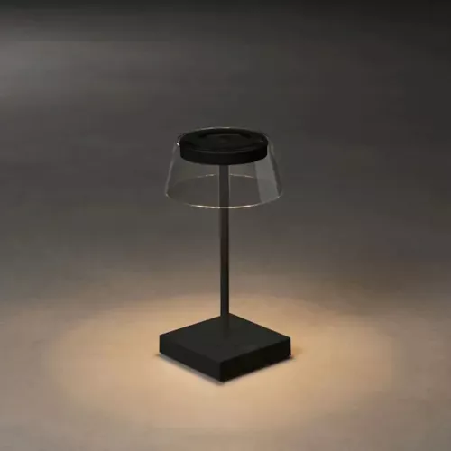 Scilla Bordlampe USB 3,7V IP54 Sort Konstsmide