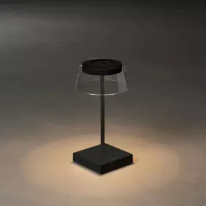 Scilla Bordlampe USB 3,7V IP54 Sort Konstsmide