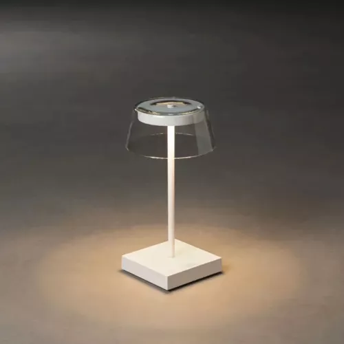Scilla Bordlampe USB 3,7V IP54 Hvid Konstsmide