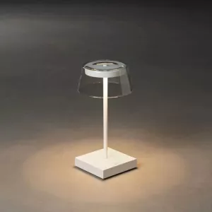 Scilla Bordlampe USB 3,7V IP54 Hvid Konstsmide