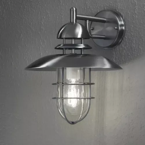 Sorrento Væglampe E27 230-240V IP44 Rustfrit Stål Konstsmide