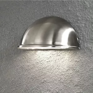 Torino Halvmåneplafond E27 230-240V IP23 Rostfritt Konstsmide
