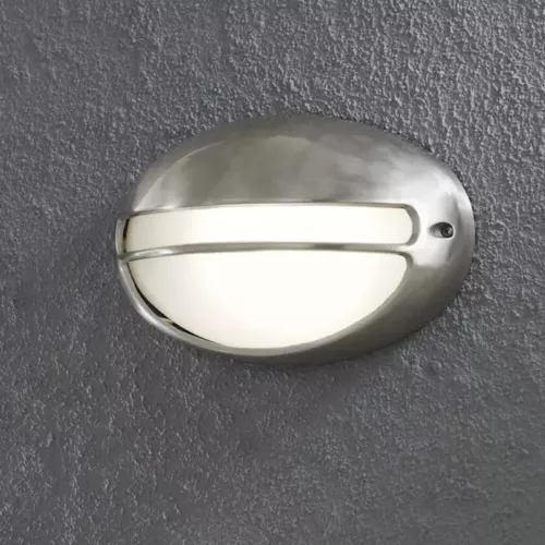 Torino Væglampe E27 230-240V IP44 Rustfrit Stål Konstsmide