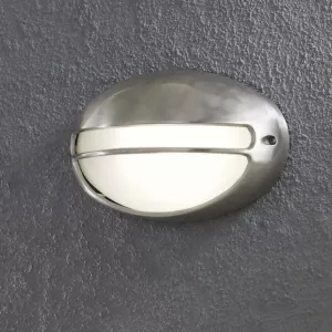 Torino Væglampe E27 230-240V IP44 Rustfrit Stål Konstsmide