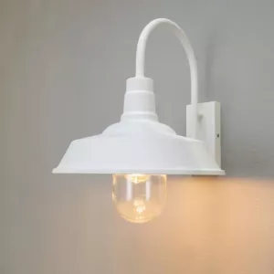 Trapani Vägglampa E27 20W 230-240V IP44 Vit Konstsmide