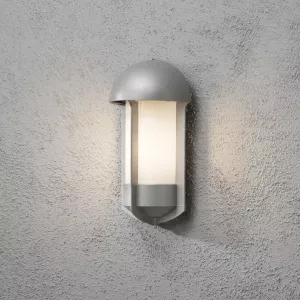 Tyr Vägglykta E27 230-240V IP23 Grå Konstsmide