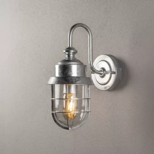 Væglampe Cerignola E27 230-240V IP44 Galvaniseret Konstsmide
