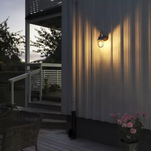 Væglampe Cerignola E27 230-240V IP44 Rust Konstsmide