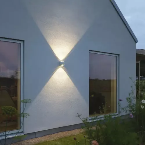 Væglampe LED Bitonto Op/Ned 2x5,5W 230-240V IP54 Hvid Konstsmide