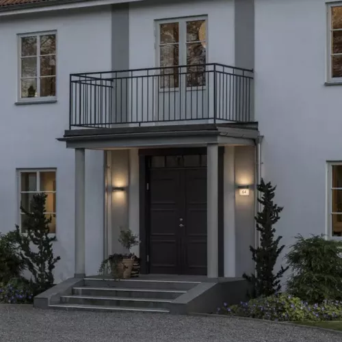 Væglampe LED Monza 2x4,5W 230V IP54 Mørkegrå Konstsmide