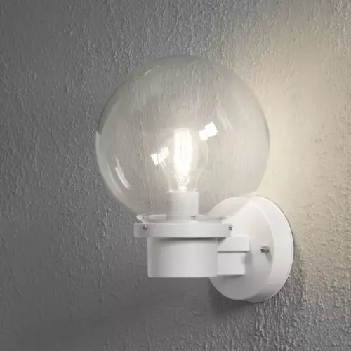 Væglampe Nemi E27 230-240V IP44 Hvid Konstsmide