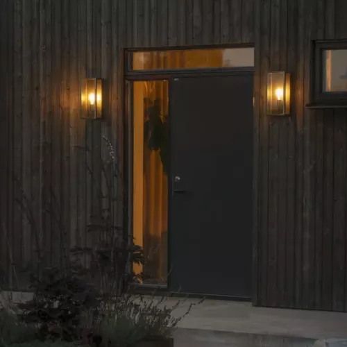 Væglampe Stor Carpi E27 230-240V IP44 Messing Konstsmide