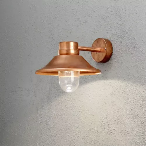 Vega Væglampe LED 8W 230-240V IP54 Kobber Konstsmide