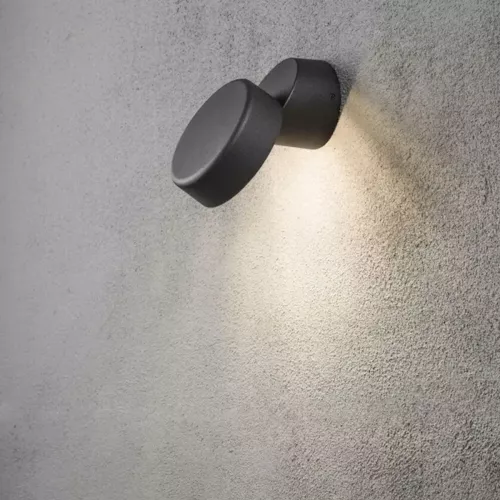 Vicenza Væglampe LED 4W 230-240V IP44 Sort Konstsmide