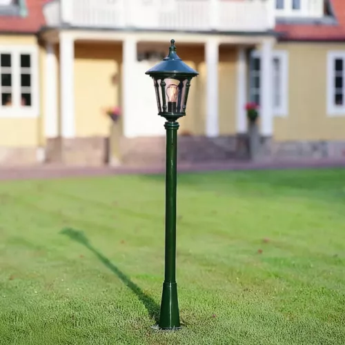 Virgo Havelanterne Eksklusiv Stolpe E27 230-240V IP23 Grøn Konstsmide
