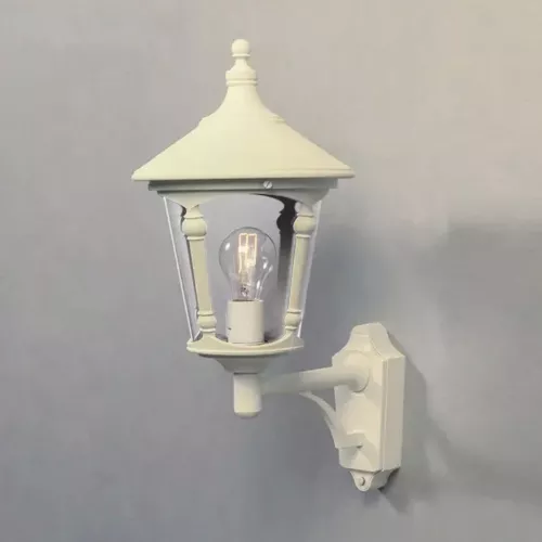 Virgo Væglampe E27 230-240V IP23 Hvid Konstsmide