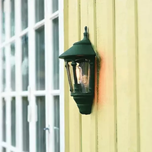 Virgo Vægloftlampe E27 230-240V IP23 Grøn Konstsmide