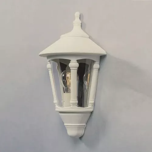 Virgo Vægloftlampe E27 230-240V IP23 Hvid Konstsmide