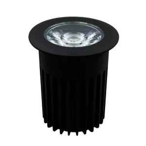 Castor In-Ground Markspot 15W 12V 1200lm IP67 Black LightsOn