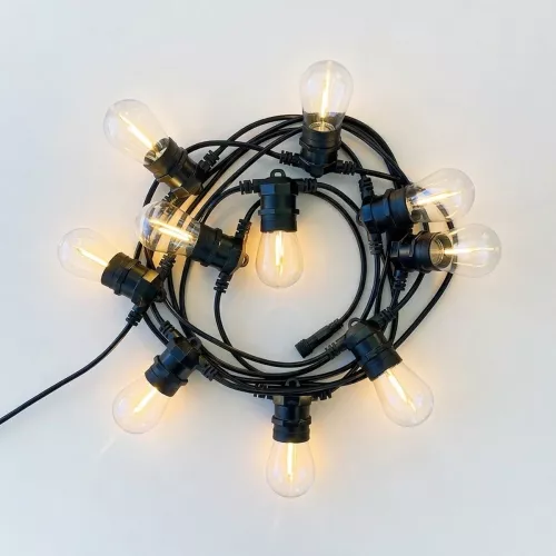 Cosy Party String With 10 LED 5m 0.3W 12V 30lm IP44 Warm White LightsOn