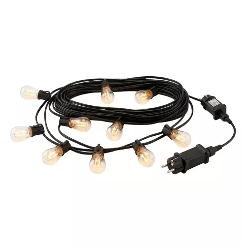 Cosy Start Party String Light 5m With 10pcs LED 0.3W 12V 30lm IP44 Warm White LightsOn