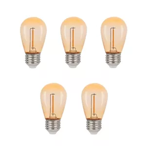 Deco Bulb E27 0.3W 12V 30lm IP44 Vintage 5pcs LightsOn