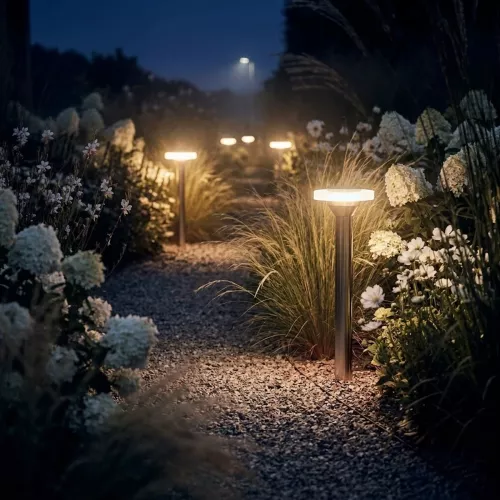 Ellips Bollard Light with 70cm Rubber Cable 2W 12V 90lm IP44 LightsOn
