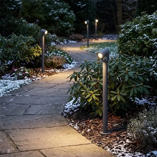 Luna 65 Bollard 5W 12V 350lm IP65 Dark Gray LightsOn