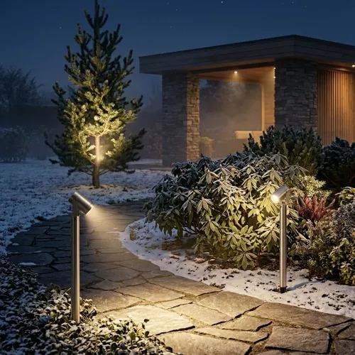 Luna Bollard 65cm 5W 12V IP65 Brushed Aluminum LightsOn