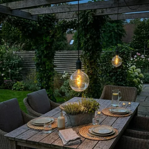 Penny Pendant Light 0.3W 12V 30lm IP44 Warm White LightsOn