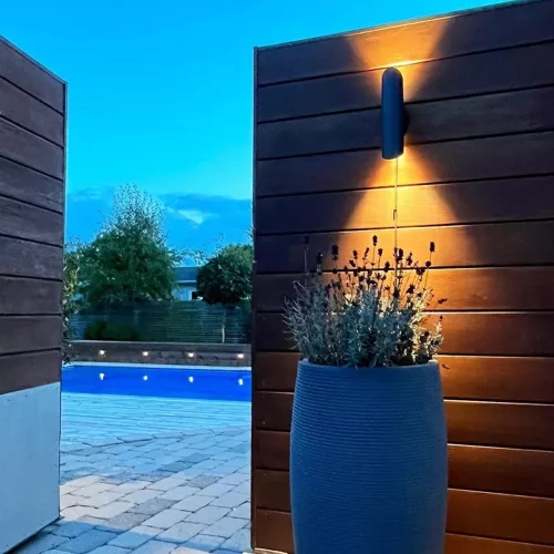 Wally Wall Lamp 5W 12V 350lm IP44 Anthracit LightsOn