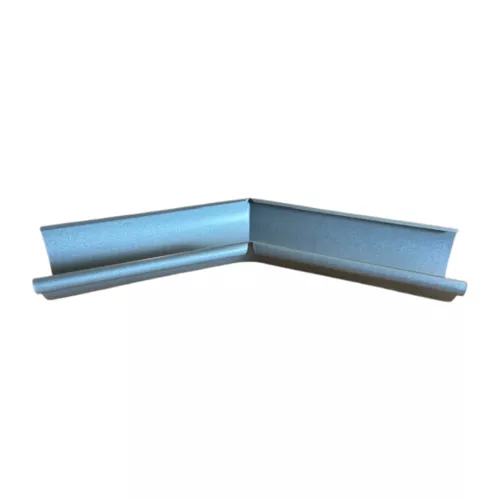 Tagrendevinkel RVY Yderhjørne 125mm 135° Sølvmetallic Lindab 97373
