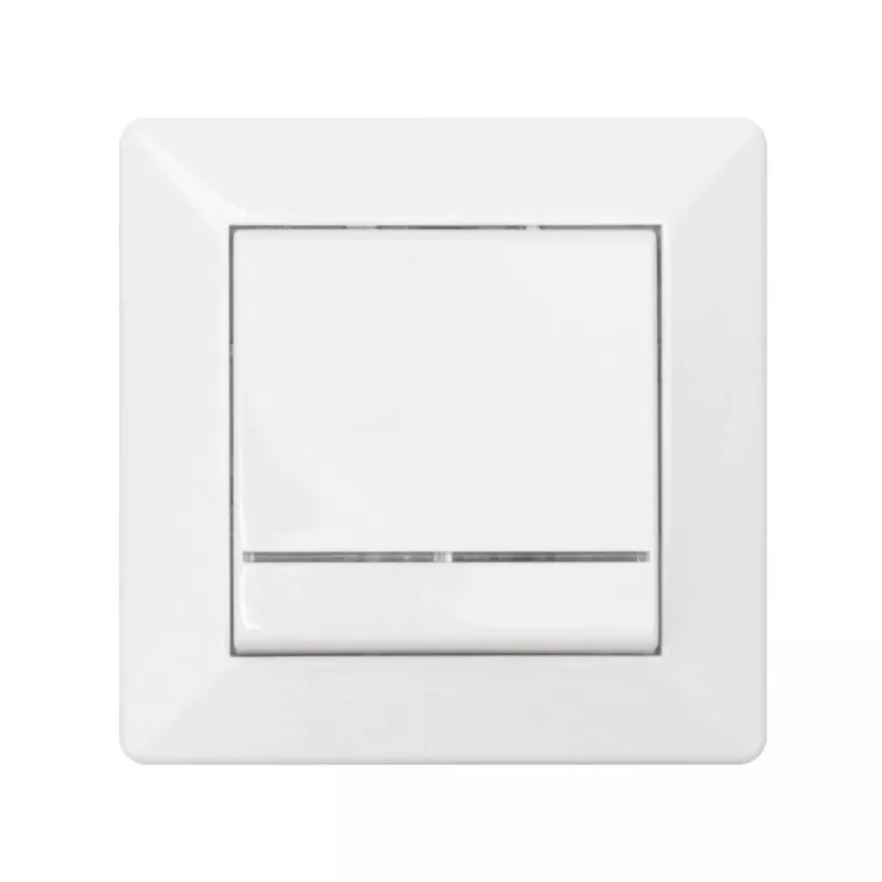 Delta Afbryder Med Glimlampe 10AX IP20 Cremehvid Malmbergs 1893422