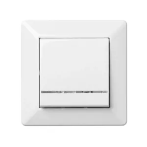 Delta Power Switch Med Glødelampe Ral 9001 Malmbergs 1893433