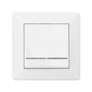 Delta Power Switch Med Glødelampe Skub Ral 9001 Malmbergs 1893429