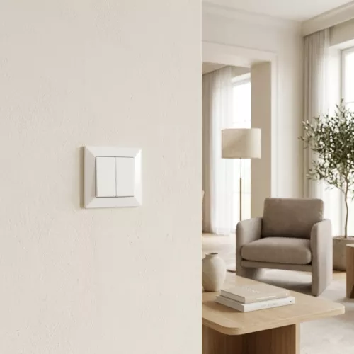 Delta Switch Uden Glødelampe Ral 9001 Krone Malmbergs 1893423